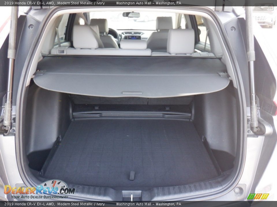 2019 Honda CR-V EX-L AWD Modern Steel Metallic / Ivory Photo #30