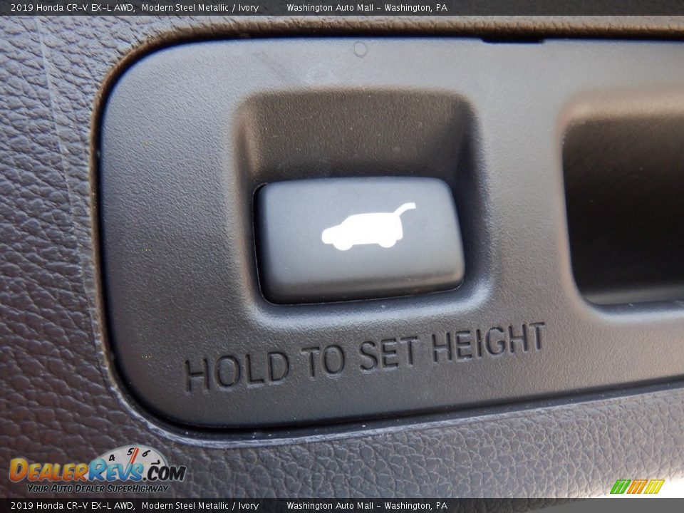 2019 Honda CR-V EX-L AWD Modern Steel Metallic / Ivory Photo #31