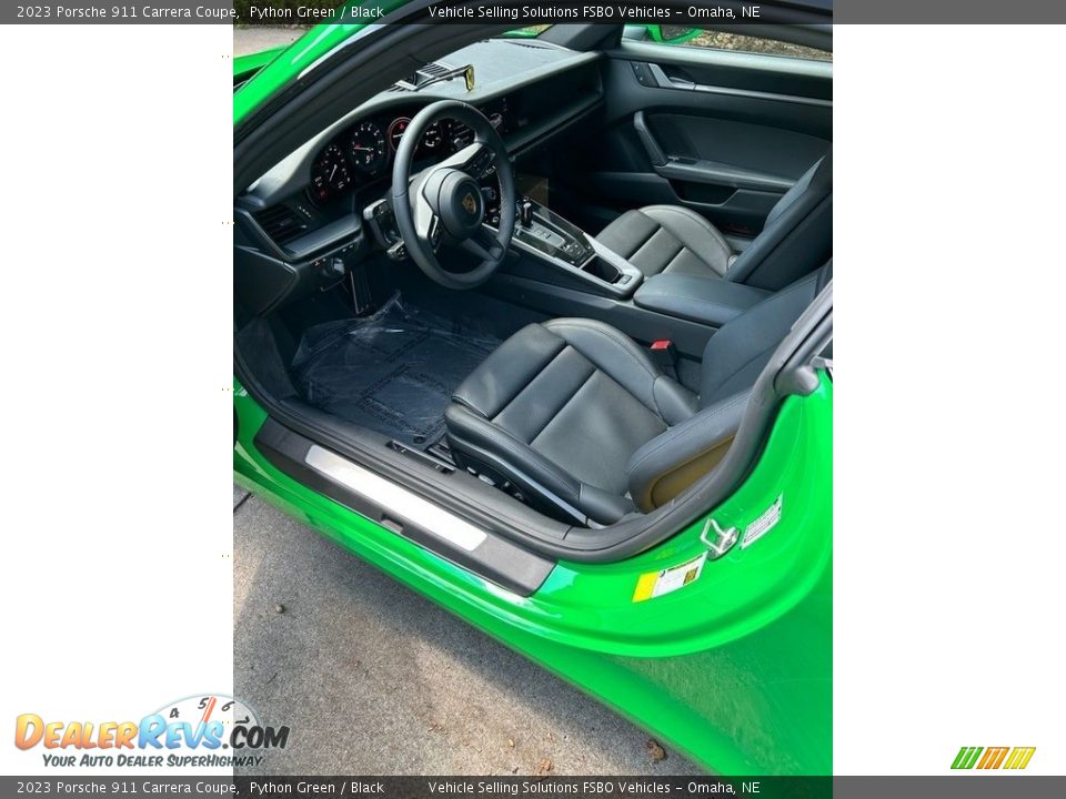 Black Interior - 2023 Porsche 911 Carrera Coupe Photo #4