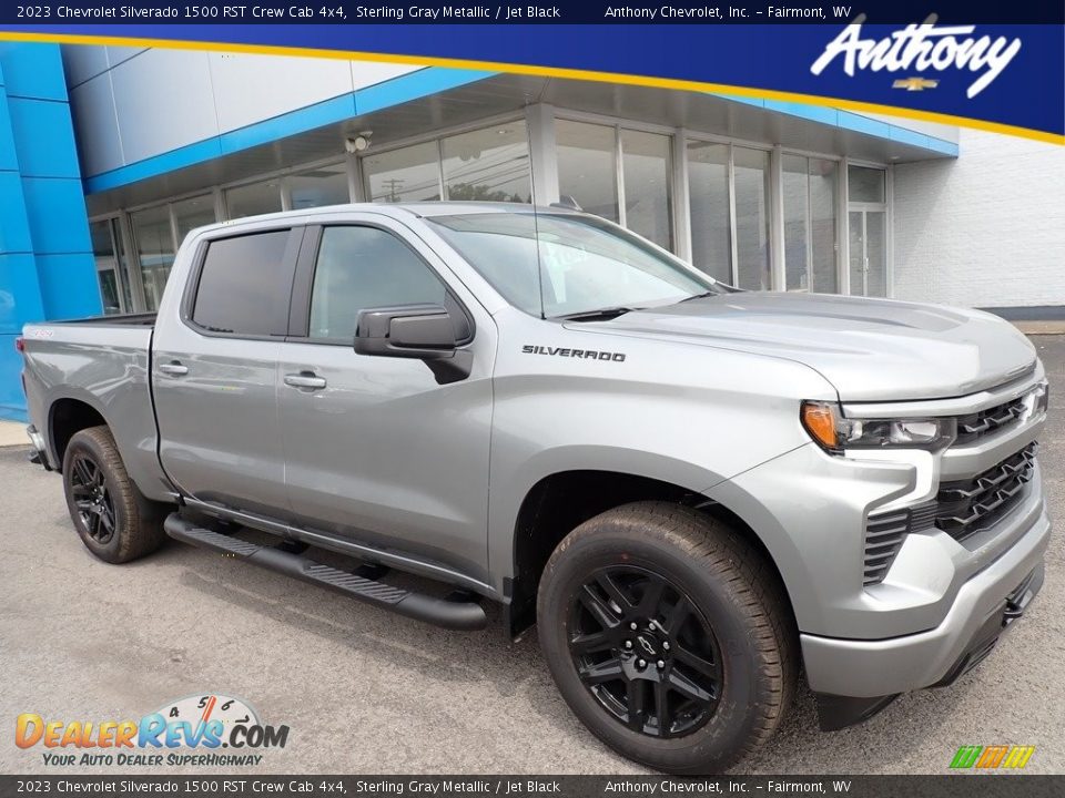 2023 Chevrolet Silverado 1500 RST Crew Cab 4x4 Sterling Gray Metallic / Jet Black Photo #1