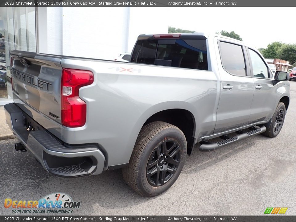 2023 Chevrolet Silverado 1500 RST Crew Cab 4x4 Sterling Gray Metallic / Jet Black Photo #3