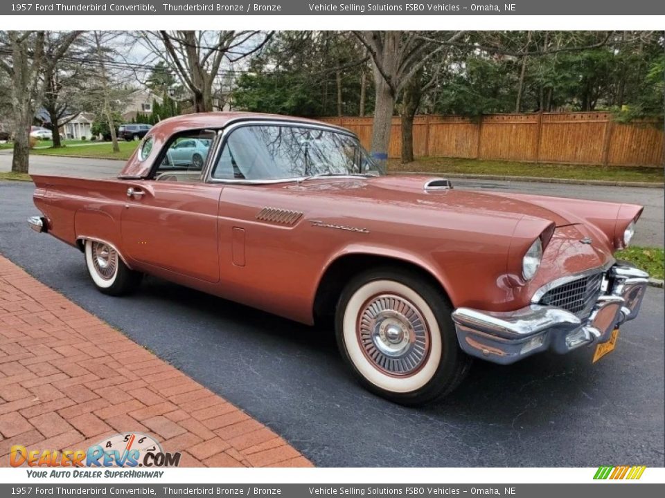 1957 Ford Thunderbird Convertible Thunderbird Bronze / Bronze Photo #1