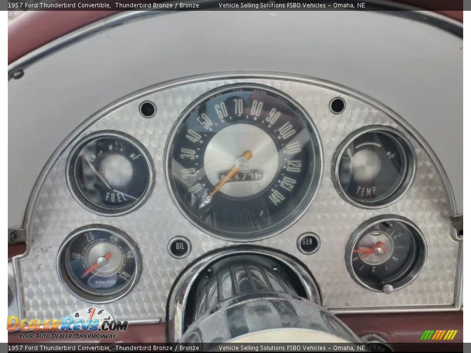 1957 Ford Thunderbird Convertible Thunderbird Bronze / Bronze Photo #2