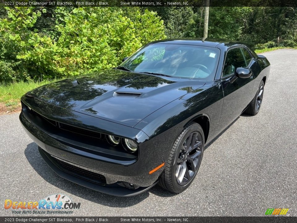 2023 Dodge Challenger SXT Blacktop Pitch Black / Black Photo #2