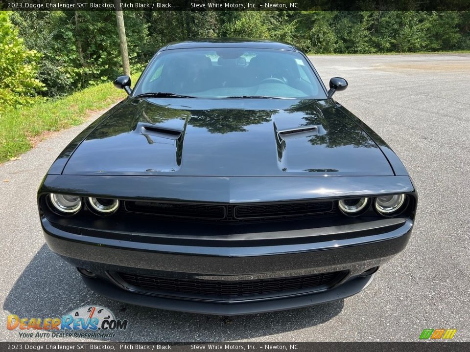 2023 Dodge Challenger SXT Blacktop Pitch Black / Black Photo #3