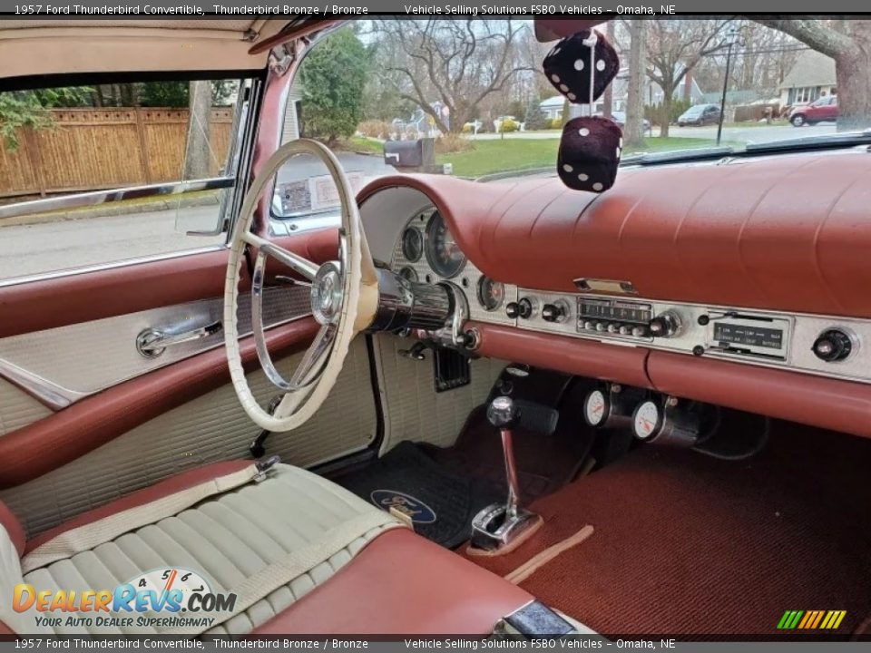 1957 Ford Thunderbird Convertible Thunderbird Bronze / Bronze Photo #10