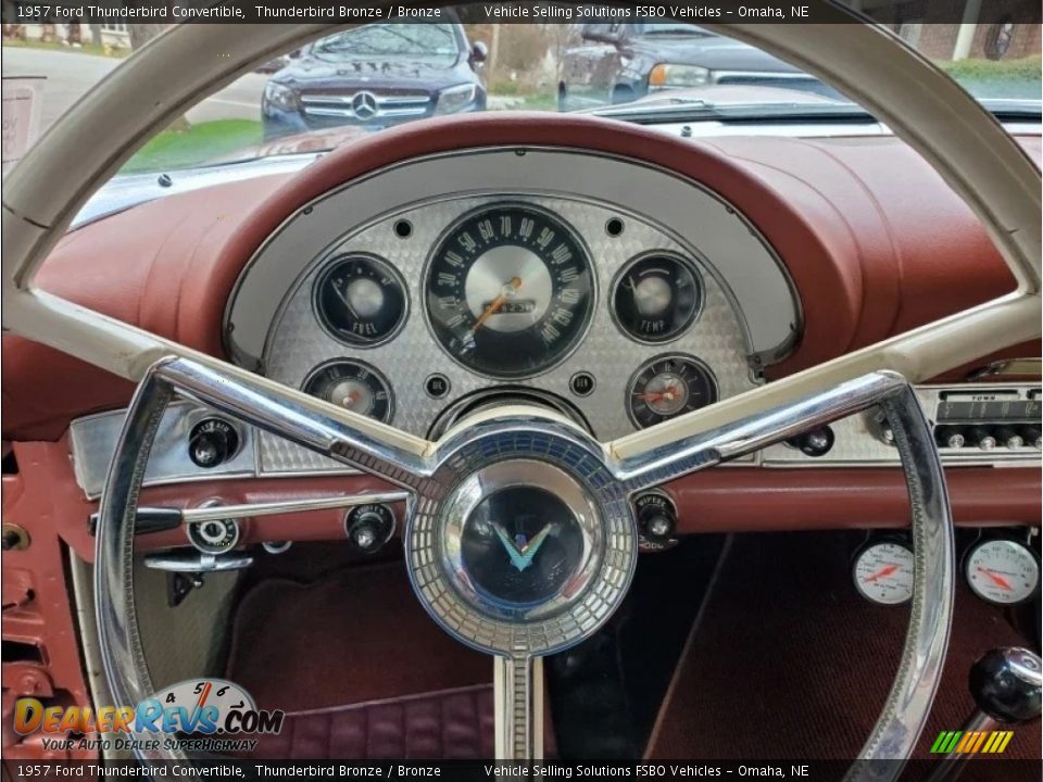 1957 Ford Thunderbird Convertible Thunderbird Bronze / Bronze Photo #11