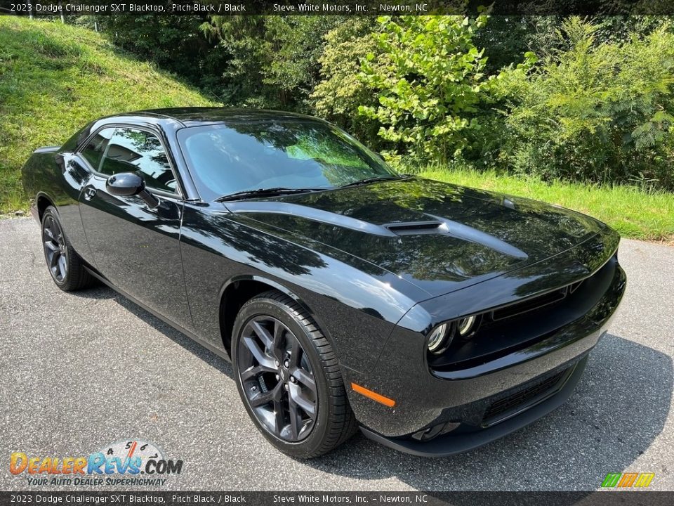 2023 Dodge Challenger SXT Blacktop Pitch Black / Black Photo #4