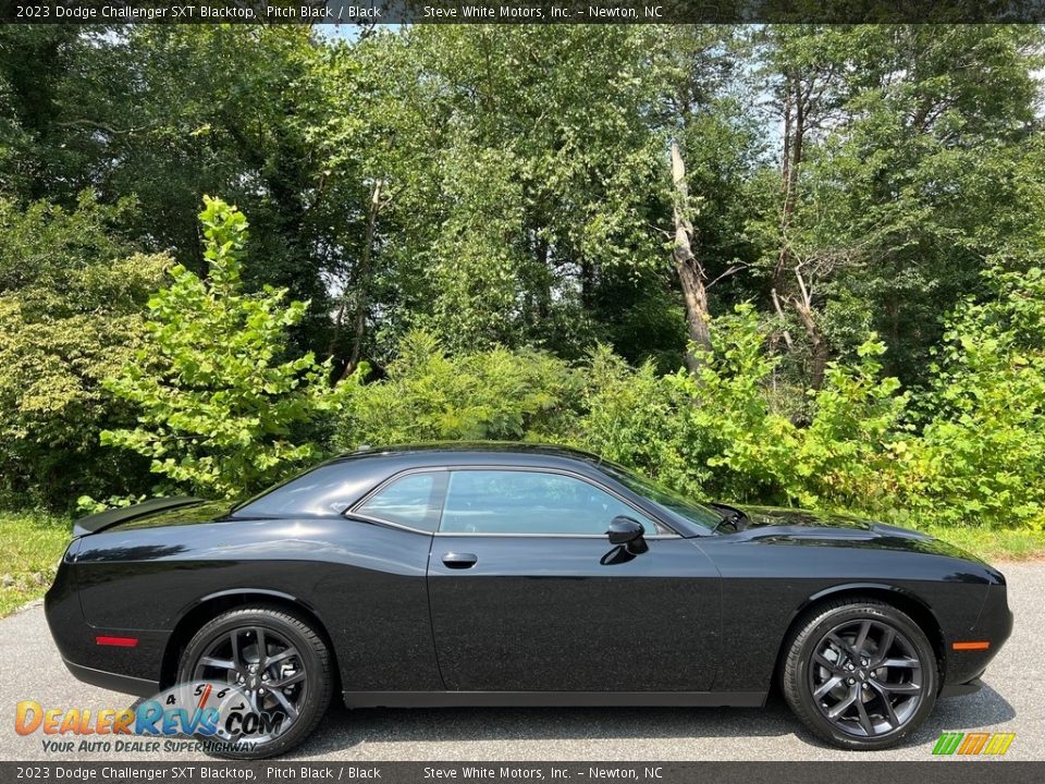 2023 Dodge Challenger SXT Blacktop Pitch Black / Black Photo #5