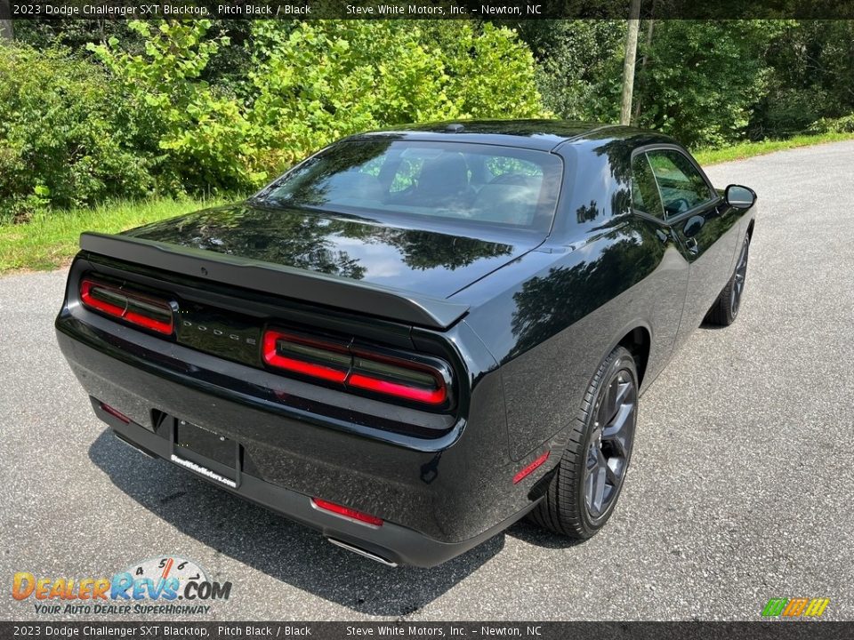 2023 Dodge Challenger SXT Blacktop Pitch Black / Black Photo #6