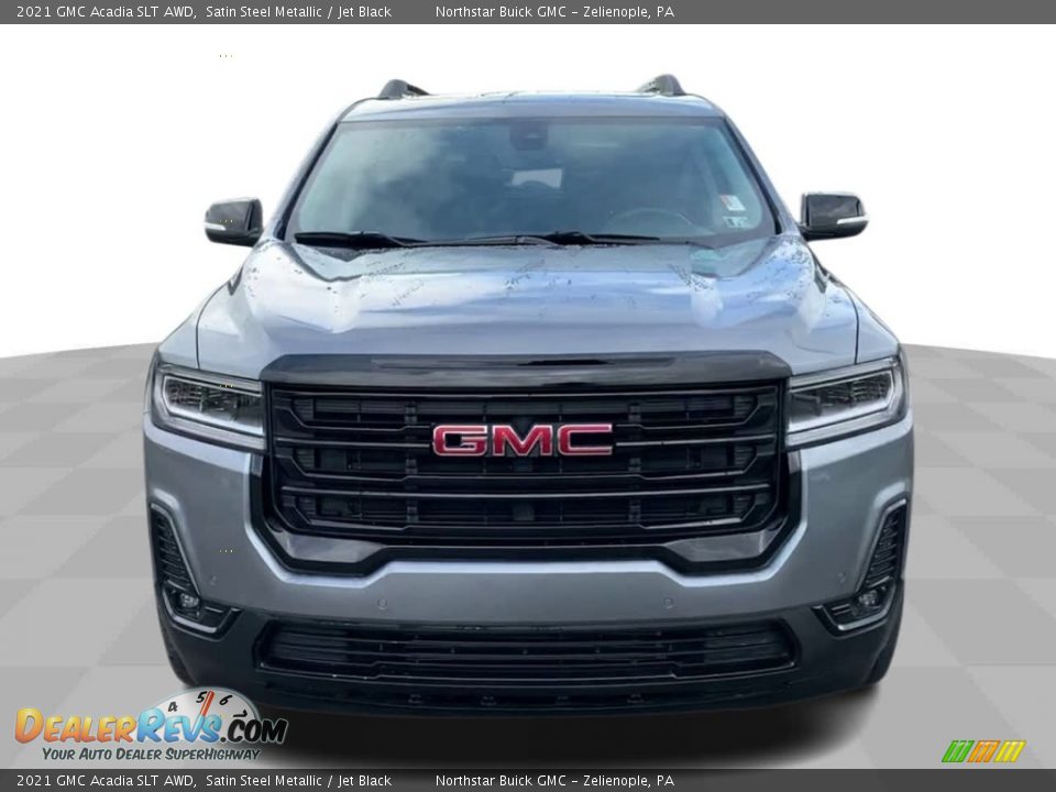 2021 GMC Acadia SLT AWD Satin Steel Metallic / Jet Black Photo #3