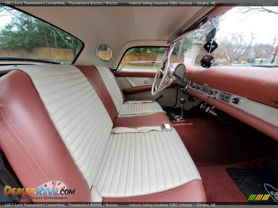 1957 Ford Thunderbird Convertible Thunderbird Bronze / Bronze Photo #15