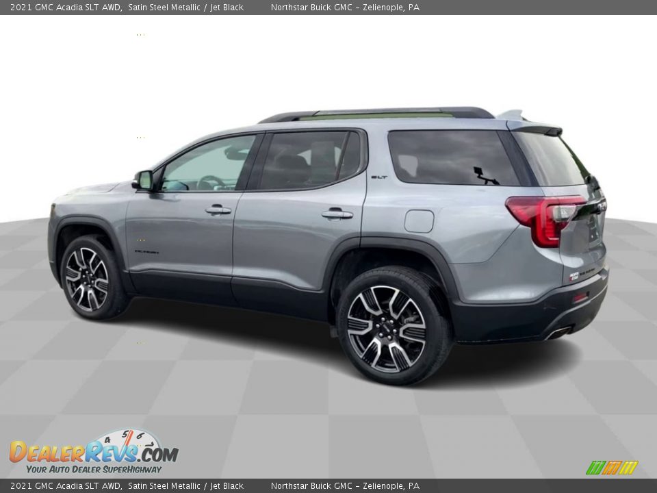 2021 GMC Acadia SLT AWD Satin Steel Metallic / Jet Black Photo #6