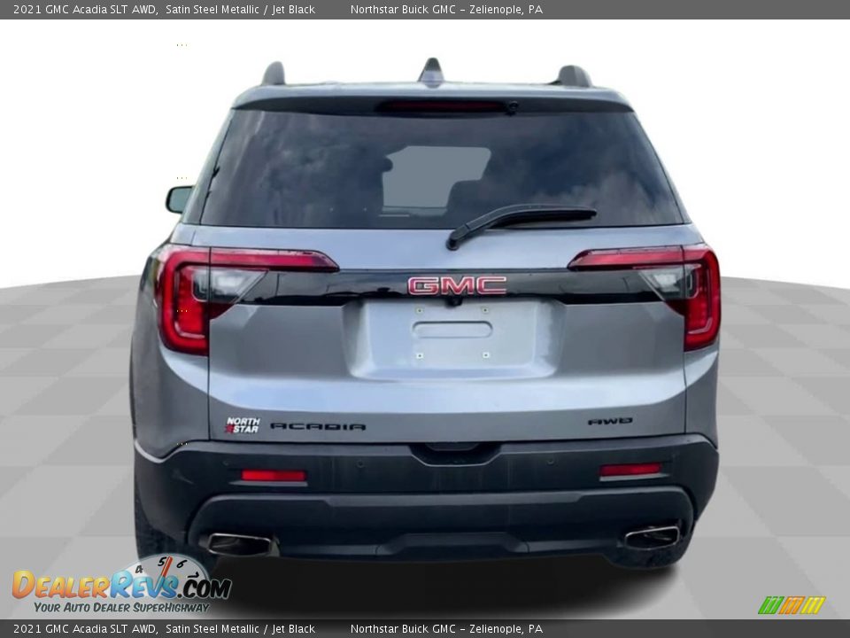 2021 GMC Acadia SLT AWD Satin Steel Metallic / Jet Black Photo #7