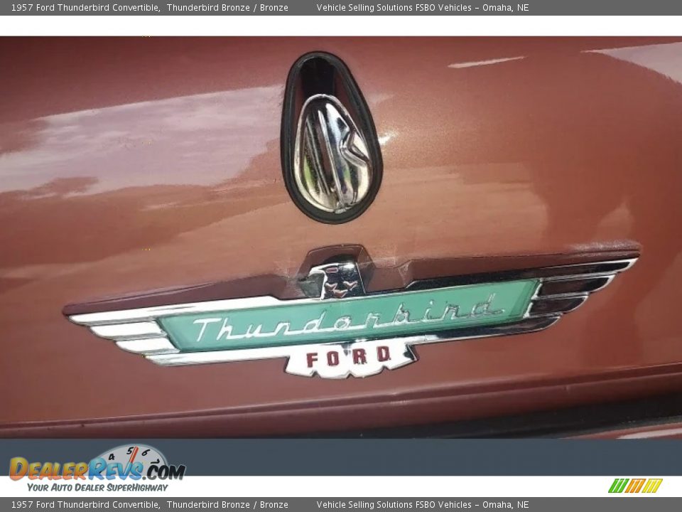 1957 Ford Thunderbird Convertible Thunderbird Bronze / Bronze Photo #18