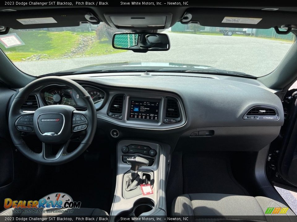 2023 Dodge Challenger SXT Blacktop Pitch Black / Black Photo #11