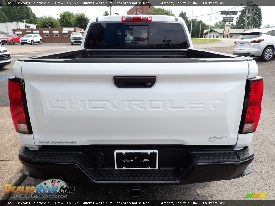 2023 Chevrolet Colorado Z71 Crew Cab 4x4 Summit White / Jet Black/Adrenaline Red Photo #4