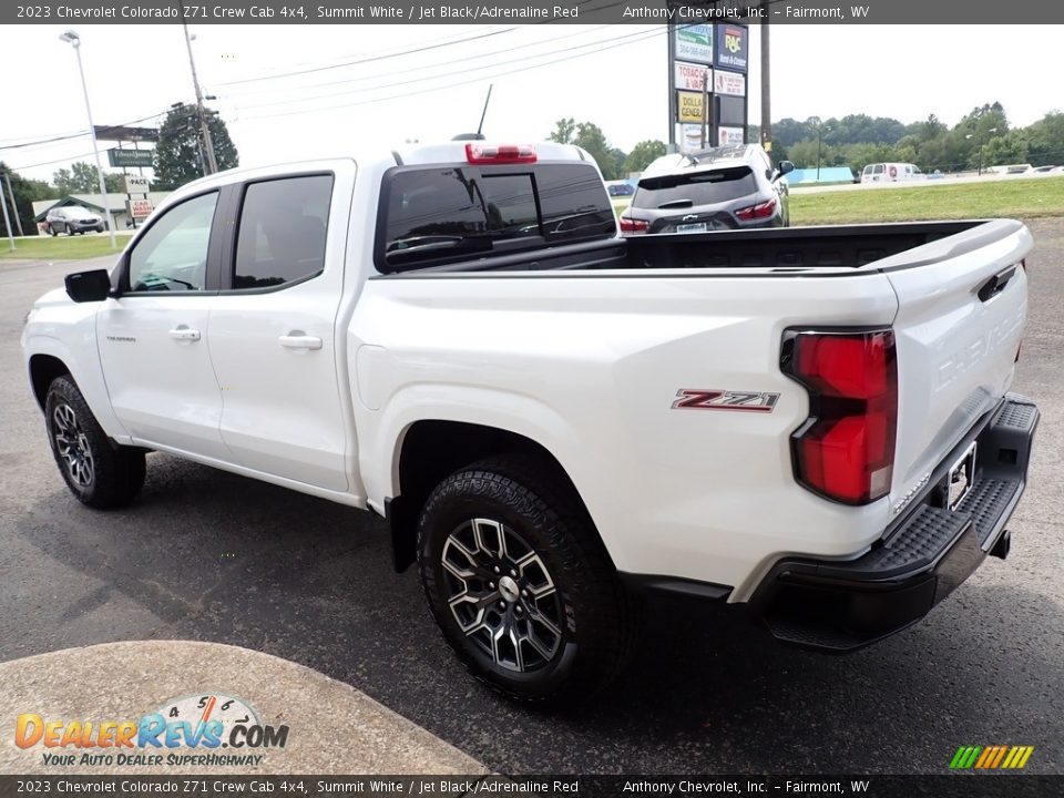 2023 Chevrolet Colorado Z71 Crew Cab 4x4 Summit White / Jet Black/Adrenaline Red Photo #6