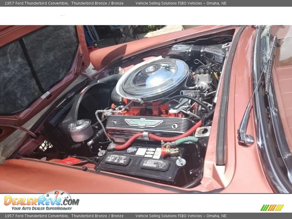 1957 Ford Thunderbird Convertible Thunderbird Bronze / Bronze Photo #23