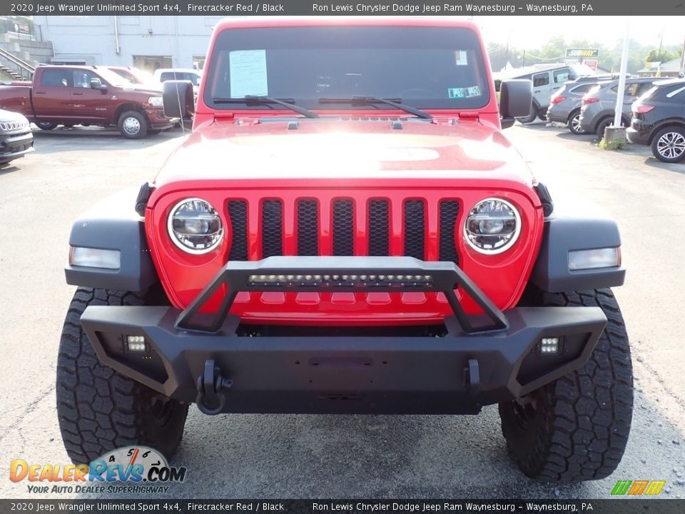 2020 Jeep Wrangler Unlimited Sport 4x4 Firecracker Red / Black Photo #9
