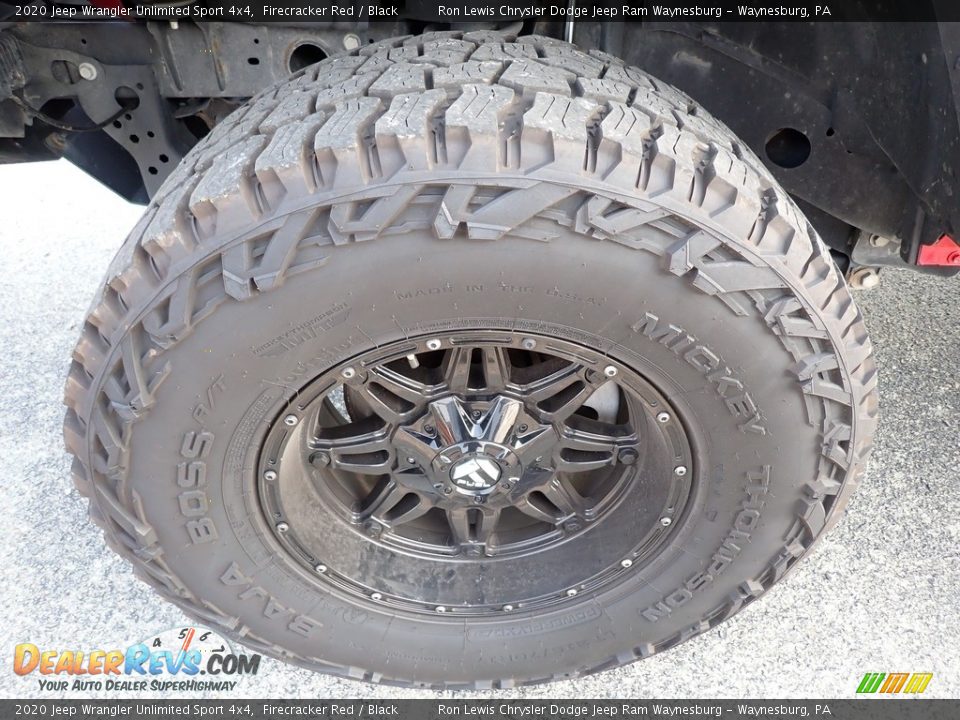 Custom Wheels of 2020 Jeep Wrangler Unlimited Sport 4x4 Photo #10
