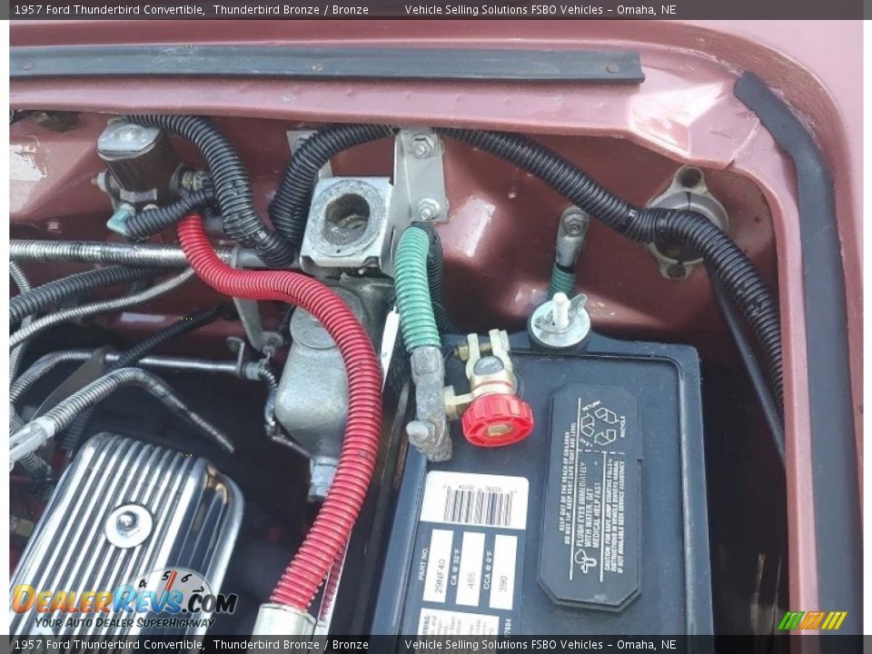 1957 Ford Thunderbird Convertible Thunderbird Bronze / Bronze Photo #25