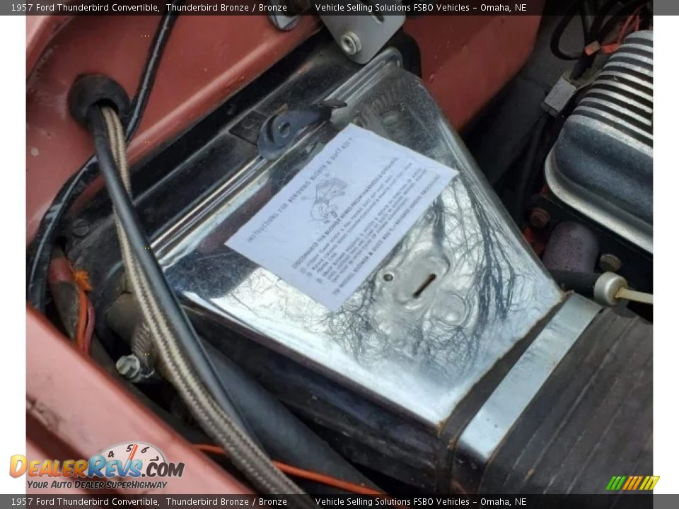 1957 Ford Thunderbird Convertible Thunderbird Bronze / Bronze Photo #26