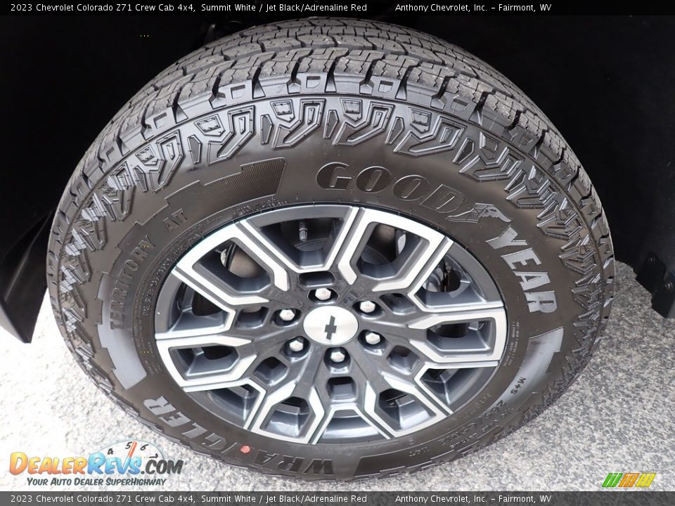 2023 Chevrolet Colorado Z71 Crew Cab 4x4 Summit White / Jet Black/Adrenaline Red Photo #10