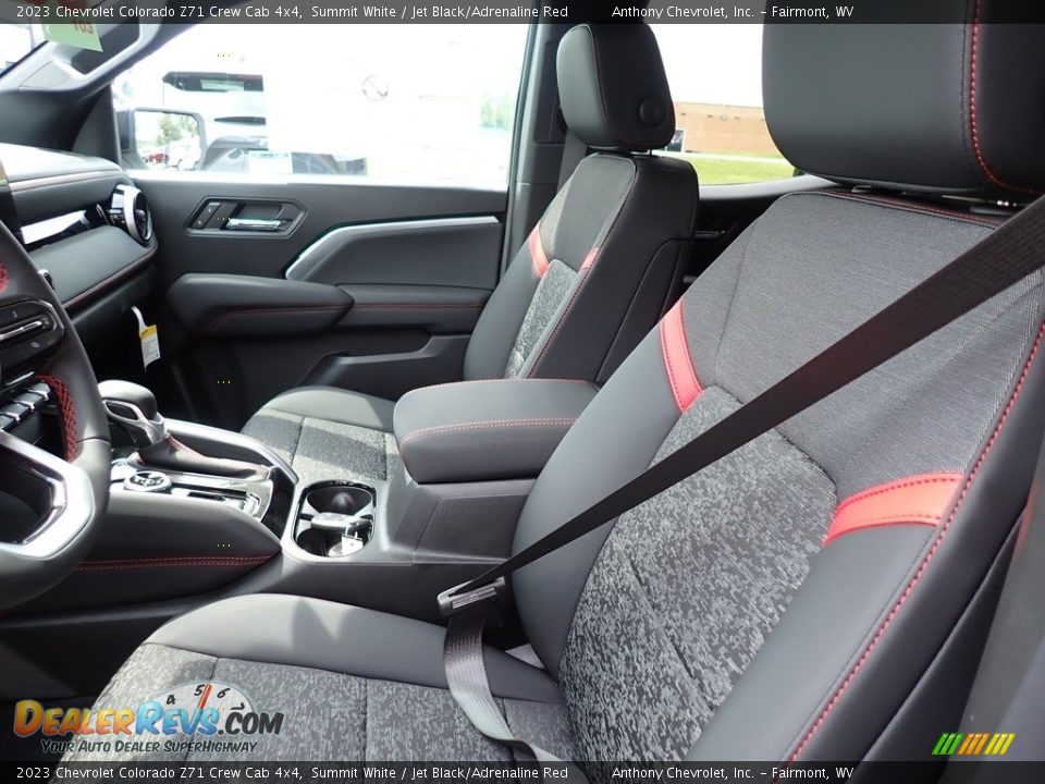 2023 Chevrolet Colorado Z71 Crew Cab 4x4 Summit White / Jet Black/Adrenaline Red Photo #11