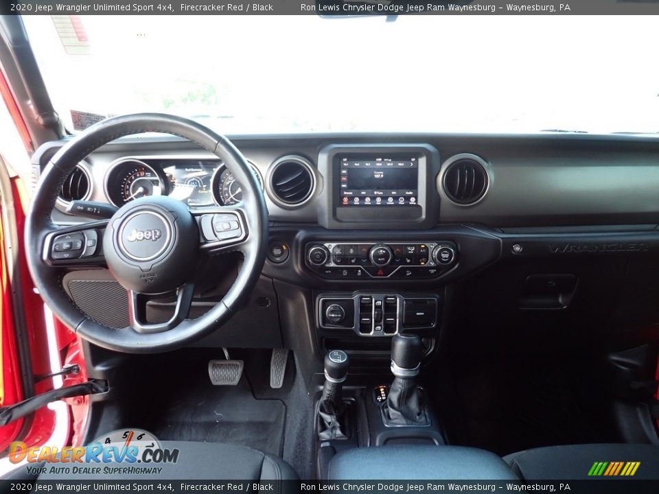 2020 Jeep Wrangler Unlimited Sport 4x4 Firecracker Red / Black Photo #13