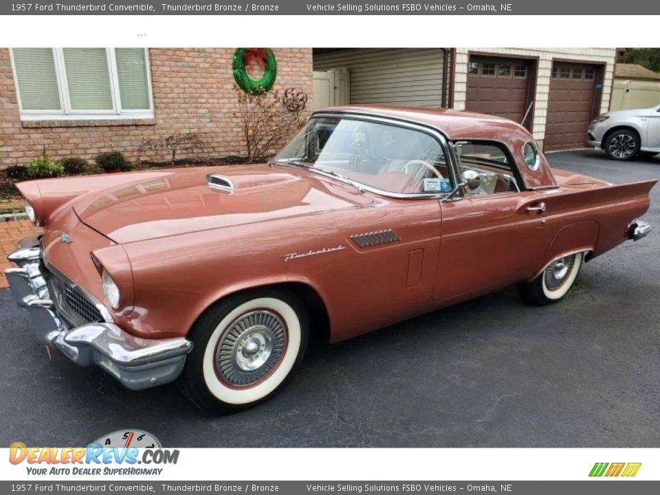 1957 Ford Thunderbird Convertible Thunderbird Bronze / Bronze Photo #28