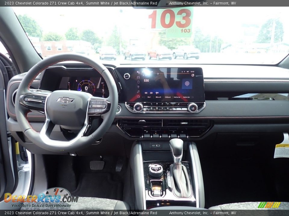 2023 Chevrolet Colorado Z71 Crew Cab 4x4 Summit White / Jet Black/Adrenaline Red Photo #13