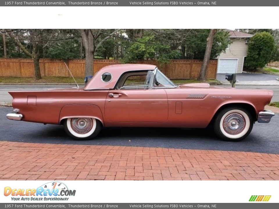 1957 Ford Thunderbird Convertible Thunderbird Bronze / Bronze Photo #29