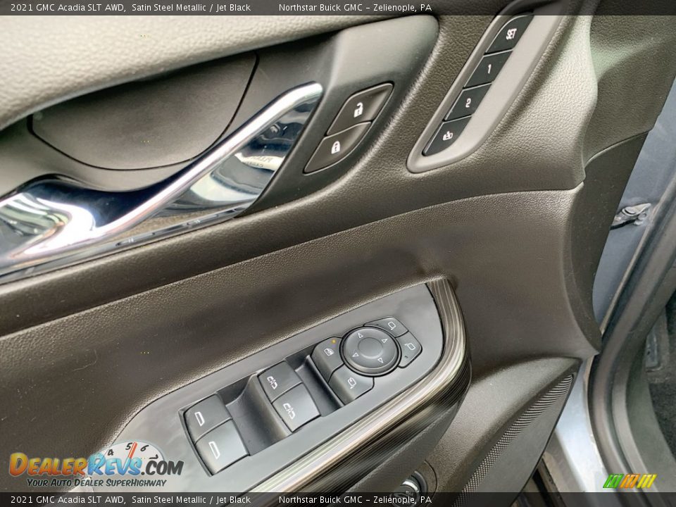 2021 GMC Acadia SLT AWD Satin Steel Metallic / Jet Black Photo #20