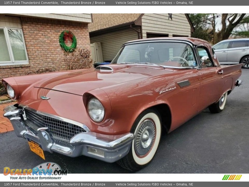 1957 Ford Thunderbird Convertible Thunderbird Bronze / Bronze Photo #31