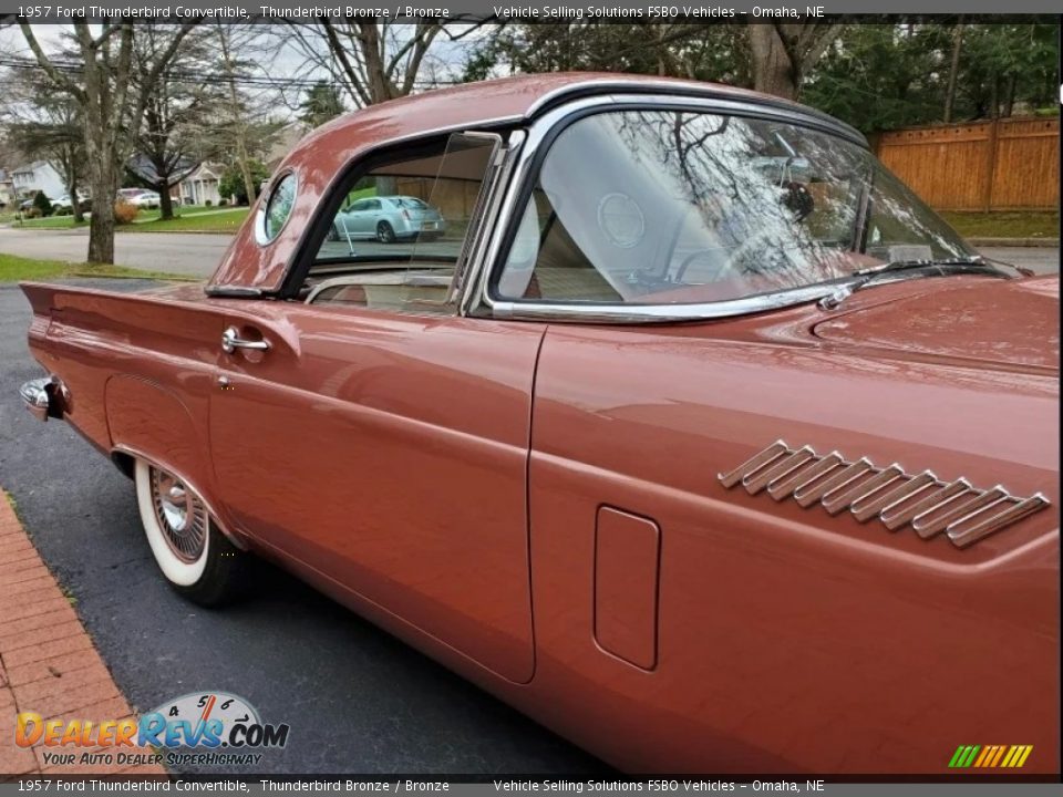 1957 Ford Thunderbird Convertible Thunderbird Bronze / Bronze Photo #32