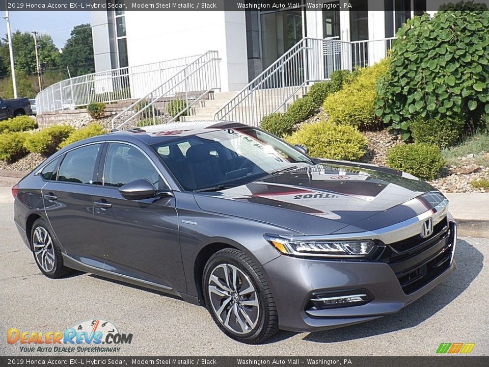 Front 3/4 View of 2019 Honda Accord EX-L Hybrid Sedan Photo #1