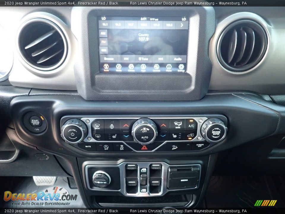 2020 Jeep Wrangler Unlimited Sport 4x4 Firecracker Red / Black Photo #19