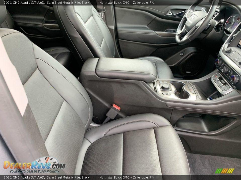 2021 GMC Acadia SLT AWD Satin Steel Metallic / Jet Black Photo #25