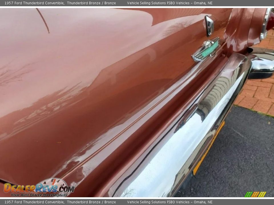 1957 Ford Thunderbird Convertible Thunderbird Bronze / Bronze Photo #34