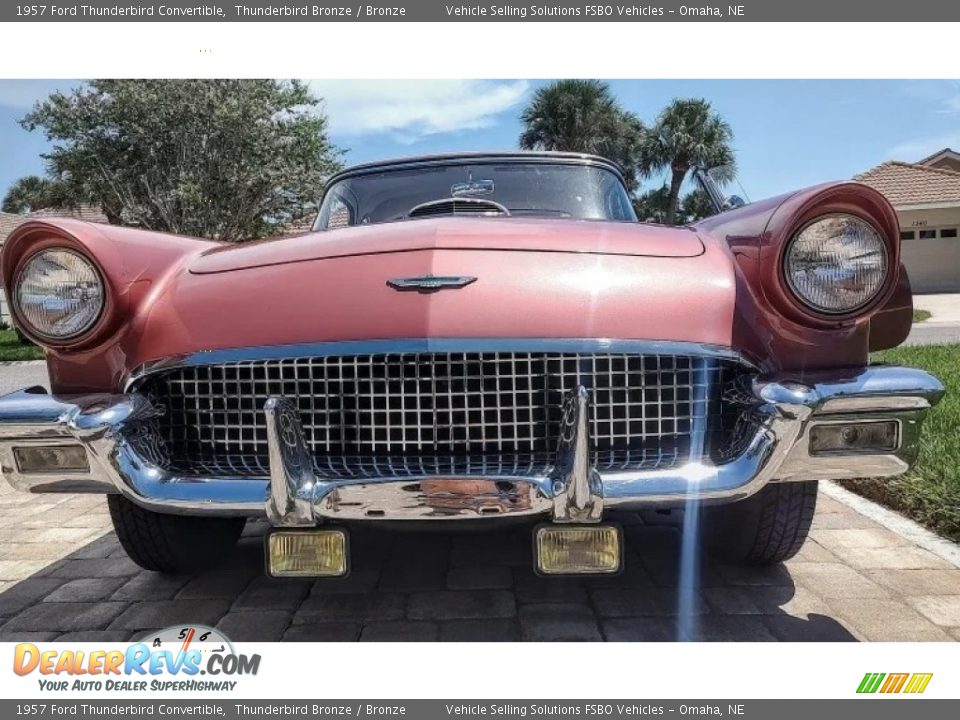 1957 Ford Thunderbird Convertible Thunderbird Bronze / Bronze Photo #36