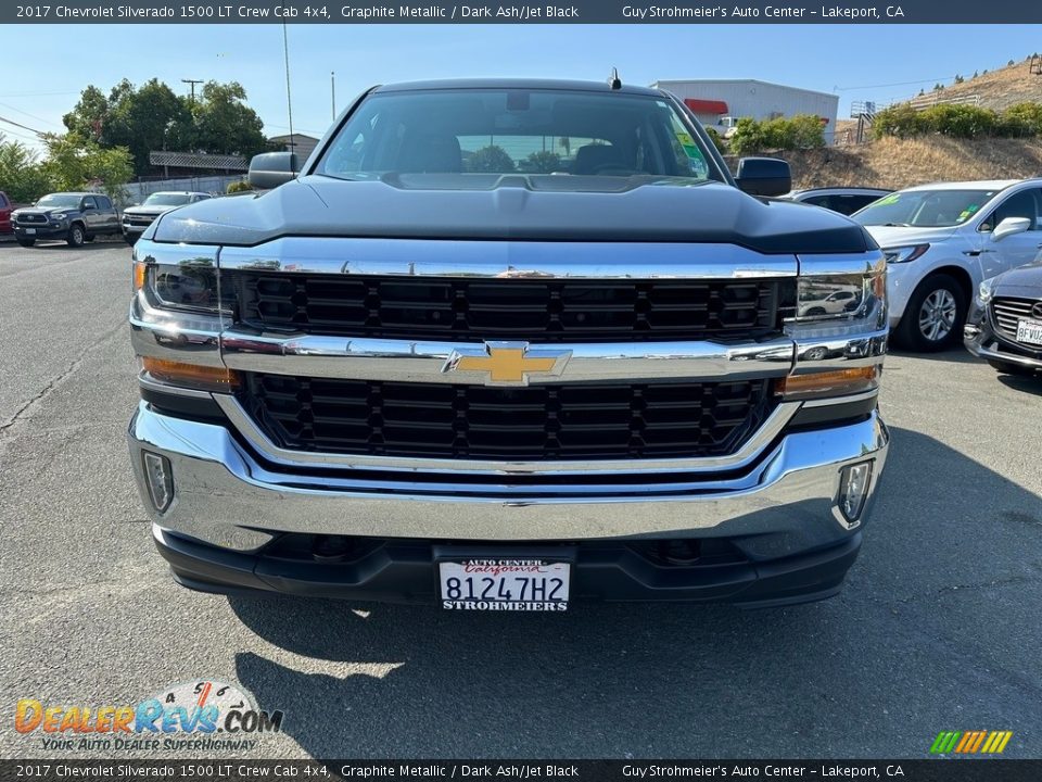 2017 Chevrolet Silverado 1500 LT Crew Cab 4x4 Graphite Metallic / Dark Ash/Jet Black Photo #2