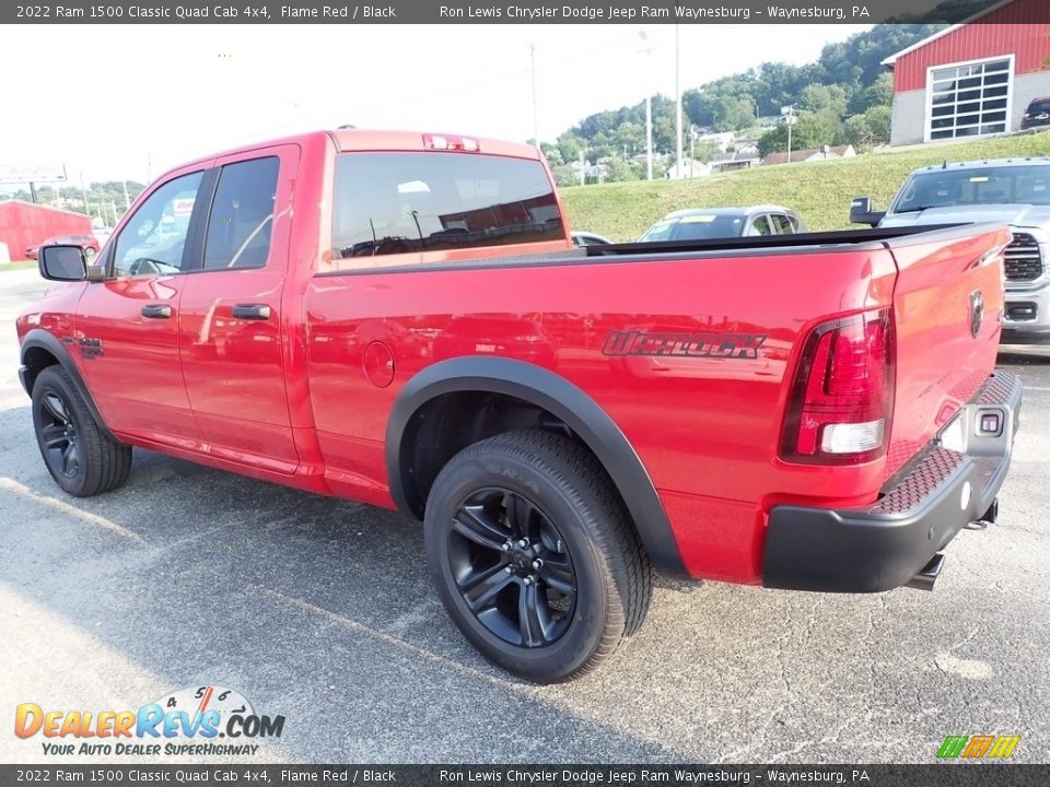 2022 Ram 1500 Classic Quad Cab 4x4 Flame Red / Black Photo #3