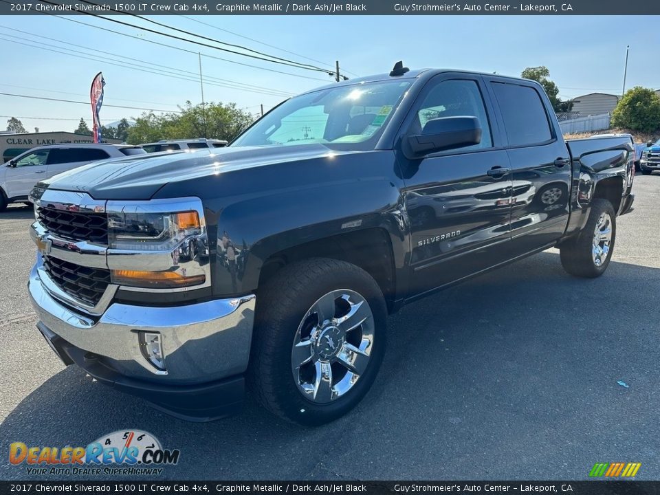 2017 Chevrolet Silverado 1500 LT Crew Cab 4x4 Graphite Metallic / Dark Ash/Jet Black Photo #3