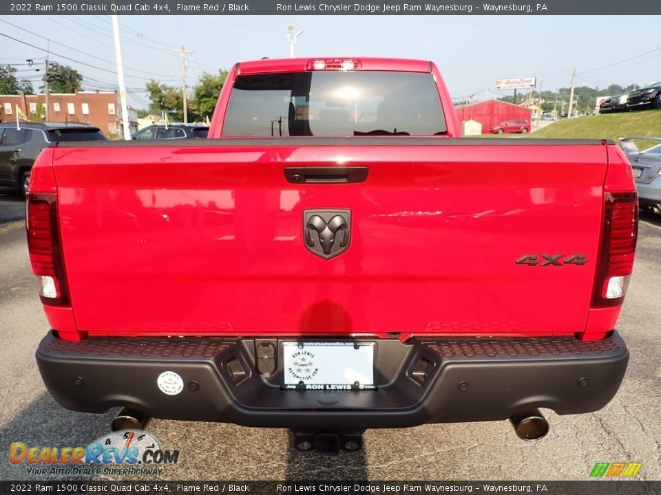 2022 Ram 1500 Classic Quad Cab 4x4 Flame Red / Black Photo #4