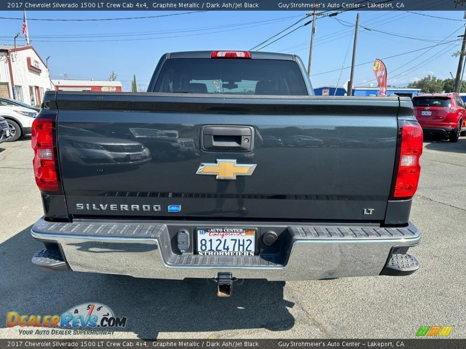 2017 Chevrolet Silverado 1500 LT Crew Cab 4x4 Graphite Metallic / Dark Ash/Jet Black Photo #5