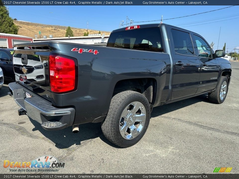 Graphite Metallic 2017 Chevrolet Silverado 1500 LT Crew Cab 4x4 Photo #6