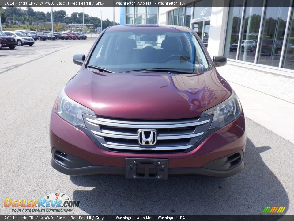 2014 Honda CR-V LX AWD Basque Red Pearl II / Gray Photo #3