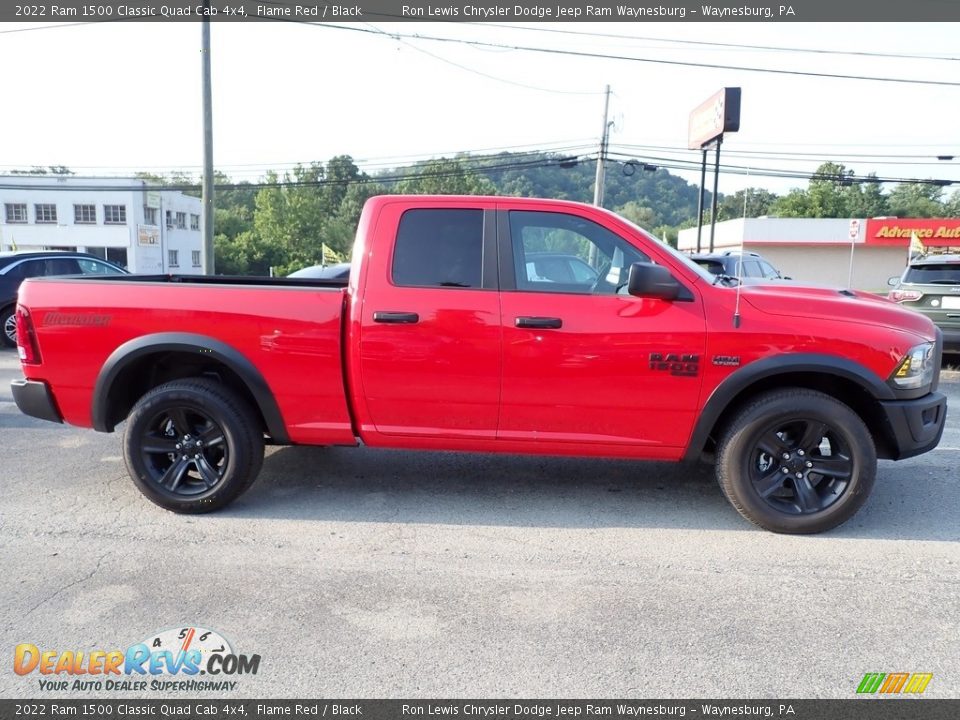 2022 Ram 1500 Classic Quad Cab 4x4 Flame Red / Black Photo #8