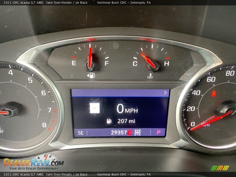 2021 GMC Acadia SLT AWD Gauges Photo #34